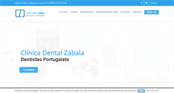 Desktop Screenshot of clinicadentalzabala.com